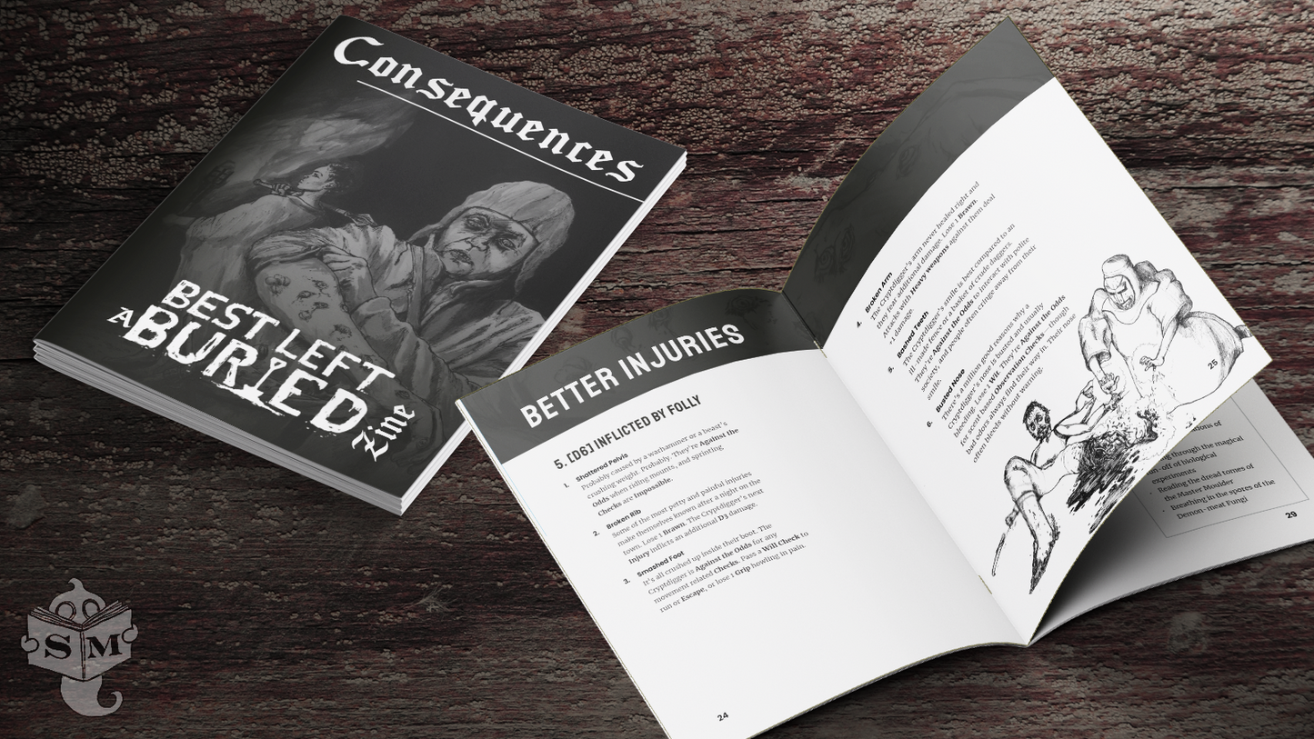 Best Left Buried: Consequences Zine