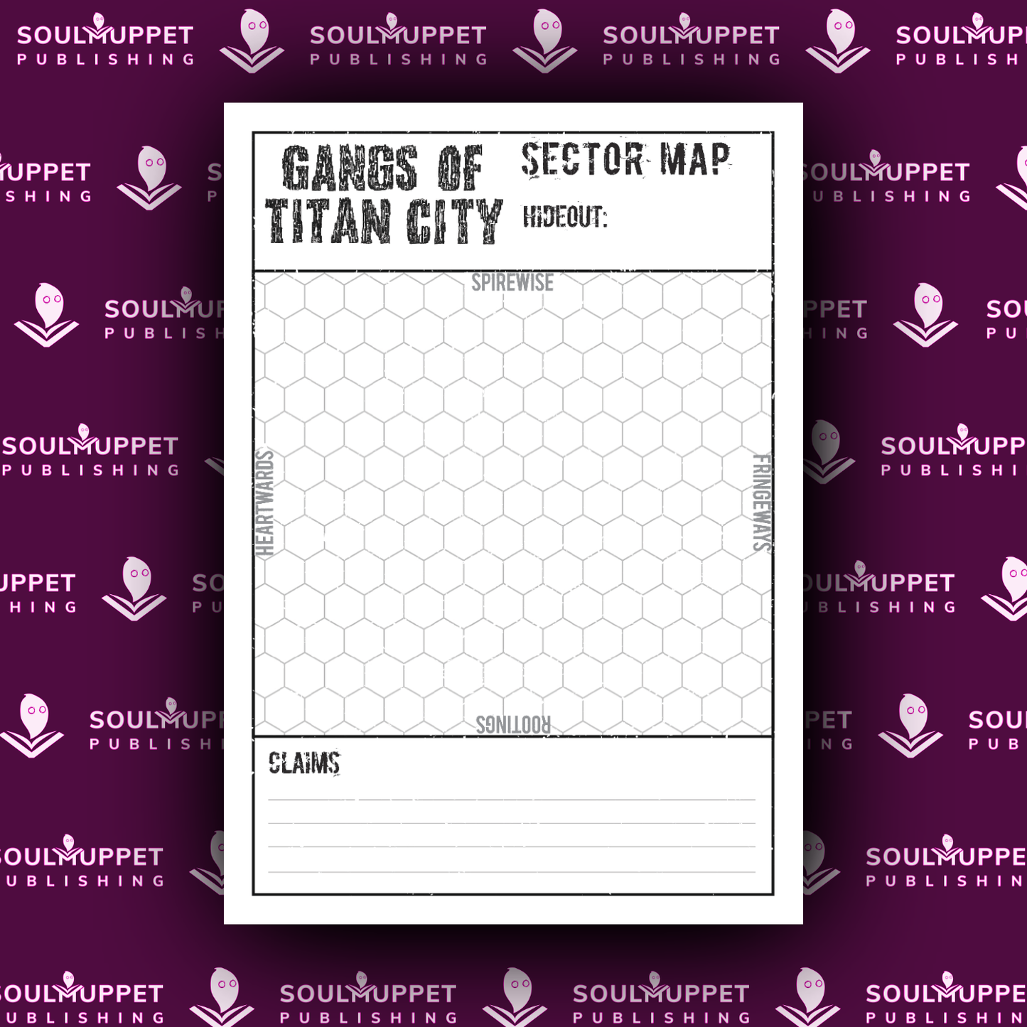 Gangs of Titan City Character Sheets