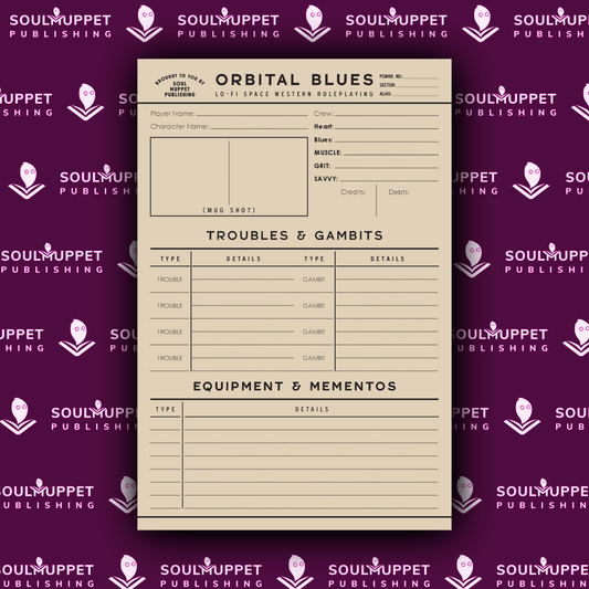 Orbital Blues Character Sheet