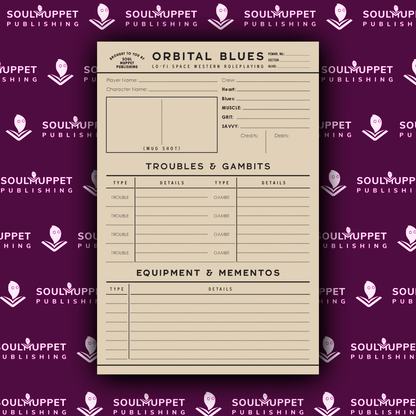 Orbital Blues Character Sheet